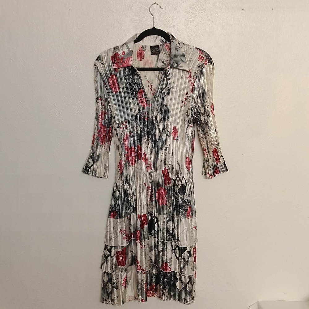Mini Pleats Magic scarf Dress